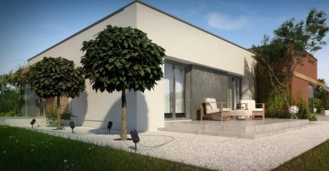 Проекты домов с плоской крышей – простые технологии постройки (одноэтажные, двухэтажные, деревянные, небольшие). Современные тенденции хай-тека и минимализма (175+Фото)