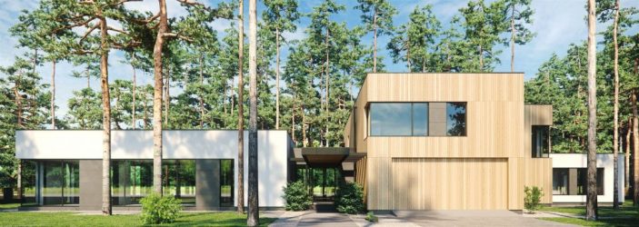 Проекты домов с плоской крышей – простые технологии постройки (одноэтажные, двухэтажные, деревянные, небольшие). Современные тенденции хай-тека и минимализма (175+Фото)