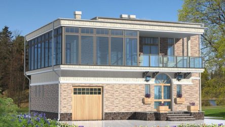 Проекты домов с плоской крышей – простые технологии постройки (одноэтажные, двухэтажные, деревянные, небольшие). Современные тенденции хай-тека и минимализма (175+Фото)