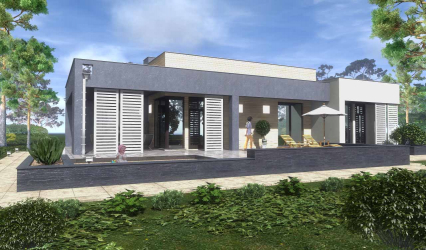 Проекты домов с плоской крышей – простые технологии постройки (одноэтажные, двухэтажные, деревянные, небольшие). Современные тенденции хай-тека и минимализма (175+Фото)