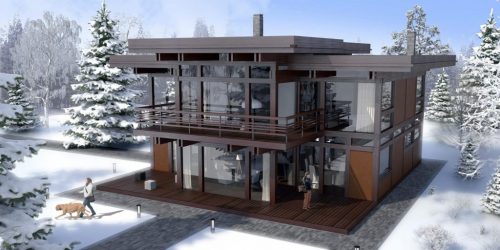 Проекты домов с плоской крышей – простые технологии постройки (одноэтажные, двухэтажные, деревянные, небольшие). Современные тенденции хай-тека и минимализма (175+Фото)