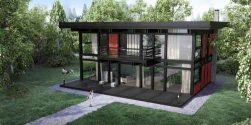 Проекты домов с плоской крышей – простые технологии постройки (одноэтажные, двухэтажные, деревянные, небольшие). Современные тенденции хай-тека и минимализма (175+Фото)