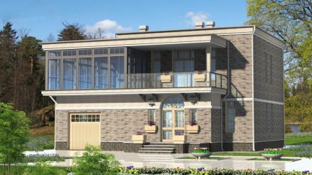 Проекты домов с плоской крышей – простые технологии постройки (одноэтажные, двухэтажные, деревянные, небольшие). Современные тенденции хай-тека и минимализма (175+Фото)