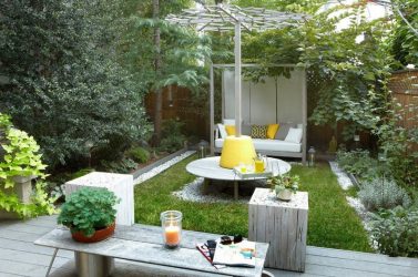 Современный Ландшафтный дизайн двора частного дома (160+ Фото). Как Красиво обустроить и украсить Своими руками
