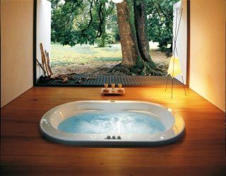 Особенности дизайна ванны с джакузи в интерьере дома и квартиры (120+Фото). Доступная роскошь с пользой для здоровья. Что нужно знать?