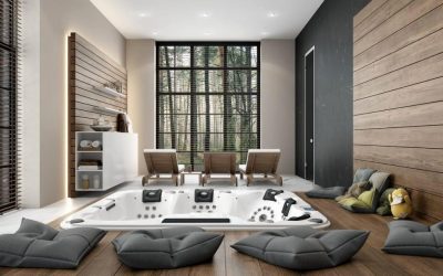 Особенности дизайна ванны с джакузи в интерьере дома и квартиры (120+Фото). Доступная роскошь с пользой для здоровья. Что нужно знать?