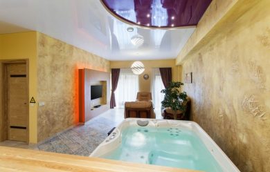 Особенности дизайна ванны с джакузи в интерьере дома и квартиры (120+Фото). Доступная роскошь с пользой для здоровья. Что нужно знать?