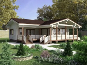 Проекты Финских домов из клееного бруса: Чем хороши и как оформить? (180+ Фото)