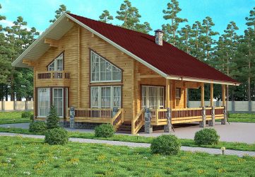 Проекты Финских домов из клееного бруса: Чем хороши и как оформить? (180+ Фото)