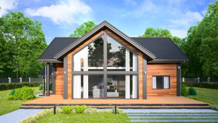 Проекты Финских домов из клееного бруса: Чем хороши и как оформить? (180+ Фото)