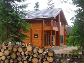 Проекты Финских домов из клееного бруса: Чем хороши и как оформить? (180+ Фото)