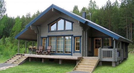 Проекты Финских домов из клееного бруса: Чем хороши и как оформить? (180+ Фото)