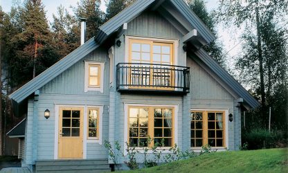 Проекты Финских домов из клееного бруса: Чем хороши и как оформить? (180+ Фото)