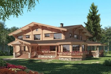 Проекты Финских домов из клееного бруса: Чем хороши и как оформить? (180+ Фото)