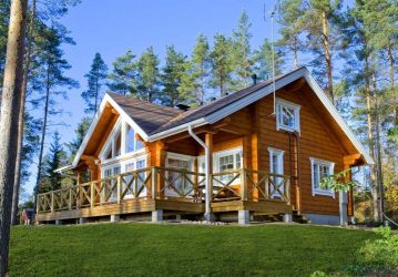 Проекты Финских домов из клееного бруса: Чем хороши и как оформить? (180+ Фото)