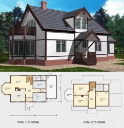Проекты Финских домов из клееного бруса: Чем хороши и как оформить? (180+ Фото)