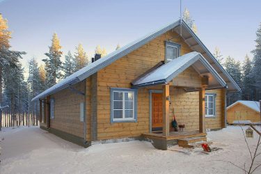 Проекты Финских домов из клееного бруса: Чем хороши и как оформить? (180+ Фото)