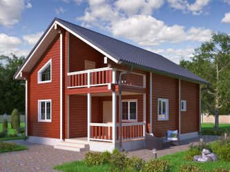 Проекты Финских домов из клееного бруса: Чем хороши и как оформить? (180+ Фото)