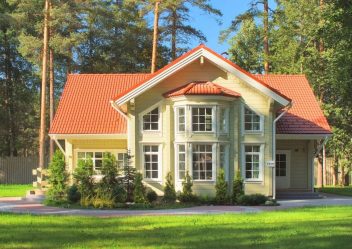 Проекты Финских домов из клееного бруса: Чем хороши и как оформить? (180+ Фото)