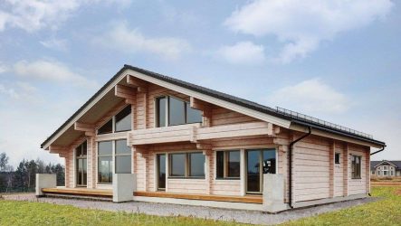 Проекты Финских домов из клееного бруса: Чем хороши и как оформить? (180+ Фото)