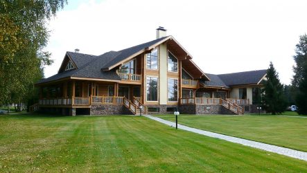 Проекты Финских домов из клееного бруса: Чем хороши и как оформить? (180+ Фото)