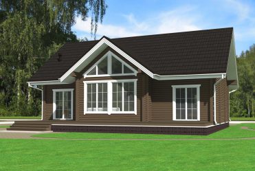 Проекты Финских домов из клееного бруса: Чем хороши и как оформить? (180+ Фото)