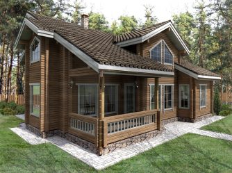 Проекты Финских домов из клееного бруса: Чем хороши и как оформить? (180+ Фото)