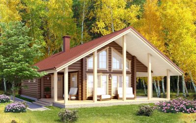 Проекты Финских домов из клееного бруса: Чем хороши и как оформить? (180+ Фото)