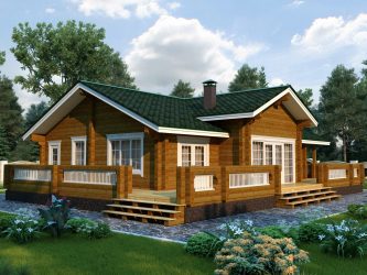 Проекты Финских домов из клееного бруса: Чем хороши и как оформить? (180+ Фото)