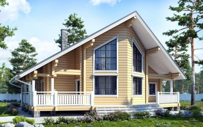 Проекты Финских домов из клееного бруса: Чем хороши и как оформить? (180+ Фото)