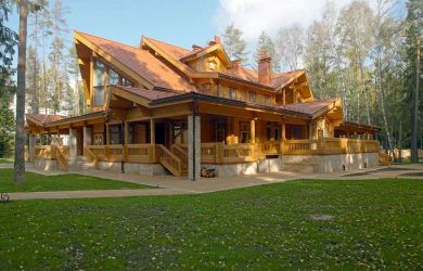 Проекты Финских домов из клееного бруса: Чем хороши и как оформить? (180+ Фото)