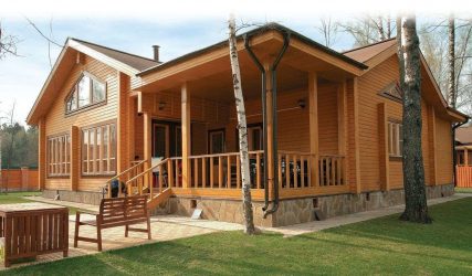 Проекты Финских домов из клееного бруса: Чем хороши и как оформить? (180+ Фото)