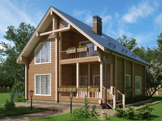 Проекты Финских домов из клееного бруса: Чем хороши и как оформить? (180+ Фото)