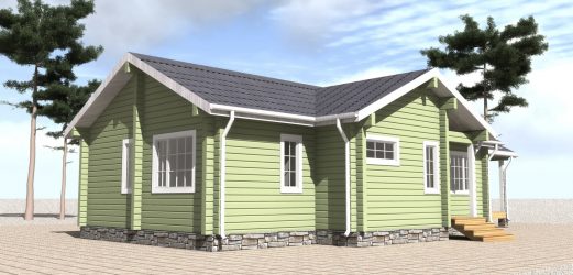 Проекты Финских домов из клееного бруса: Чем хороши и как оформить? (180+ Фото)