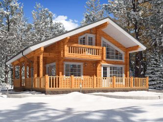 Проекты Финских домов из клееного бруса: Чем хороши и как оформить? (180+ Фото)