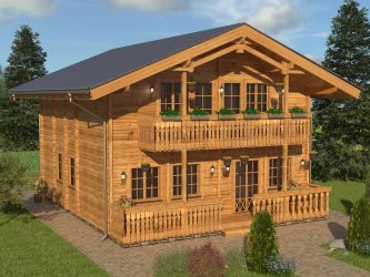 Проекты Финских домов из клееного бруса: Чем хороши и как оформить? (180+ Фото)