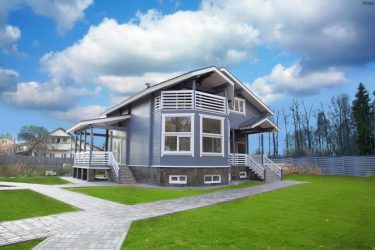 Проекты Финских домов из клееного бруса: Чем хороши и как оформить? (180+ Фото)