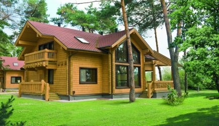 Проекты Финских домов из клееного бруса: Чем хороши и как оформить? (180+ Фото)