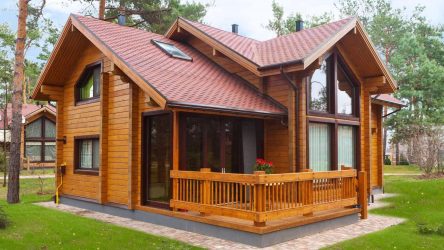Проекты Финских домов из клееного бруса: Чем хороши и как оформить? (180+ Фото)