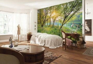 Фотообои для стен в интерьере Квартиры/Дома + 140 ФОТО ярких и роскошных сочетаний в спальню, гостиную, детскую