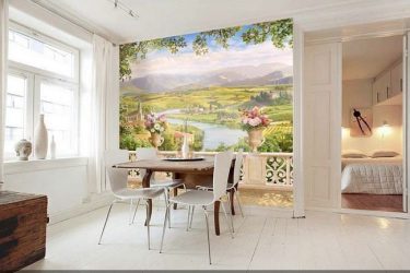 Фреска в Интерьере — Как она выглядит в прихожей, гостиной, кухни и спальни? 150+ Фото Вариантов оригинальных идей