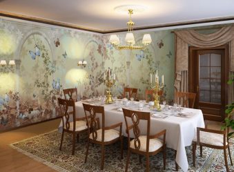 Фреска в Интерьере — Как она выглядит в прихожей, гостиной, кухни и спальни? 150+ Фото Вариантов оригинальных идей