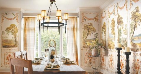 Фреска в Интерьере — Как она выглядит в прихожей, гостиной, кухни и спальни? 150+ Фото Вариантов оригинальных идей