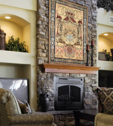 Гобелен в интерьере: Элегантное сочетание со стилями, идеи оформления (100+Фото). Как создать уютный дизайн своими руками? (шторы, покрывала, картины)