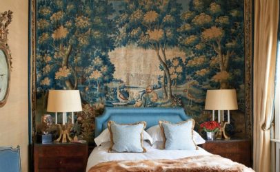Гобелен в интерьере: Элегантное сочетание со стилями, идеи оформления (100+Фото). Как создать уютный дизайн своими руками? (шторы, покрывала, картины)