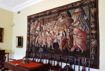 Гобелен в интерьере: Элегантное сочетание со стилями, идеи оформления (100+Фото). Как создать уютный дизайн своими руками? (шторы, покрывала, картины)