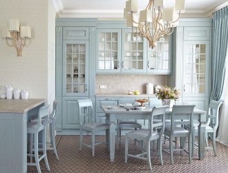 Дизайн кухни в голубых тонах: К какому стилю обратиться? 170+ Фото невероятных интерьерных сочетаний