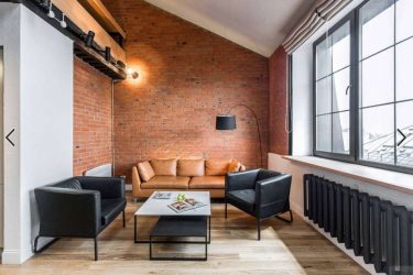 Гостиная в стиле лофт – предпочтение креативной творческой богемы (240+Фото). Эффектный дизайн с минимальной отделкой (мебель, освещение, предметы интерьера)