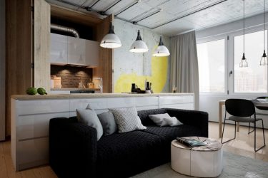 Гостиная в стиле лофт – предпочтение креативной творческой богемы (240+Фото). Эффектный дизайн с минимальной отделкой (мебель, освещение, предметы интерьера)