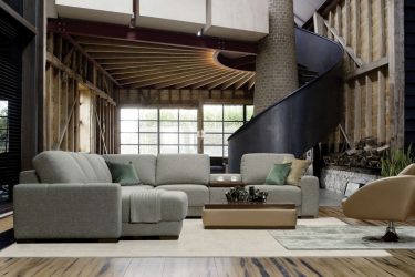 Гостиная в стиле лофт – предпочтение креативной творческой богемы (240+Фото). Эффектный дизайн с минимальной отделкой (мебель, освещение, предметы интерьера)